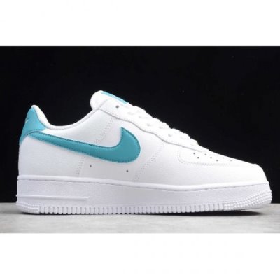 Nike Air Force 1 '07 Beyaz / Turkuaz / Altın Kaykay Ayakkabı Türkiye - KMK0XFB2